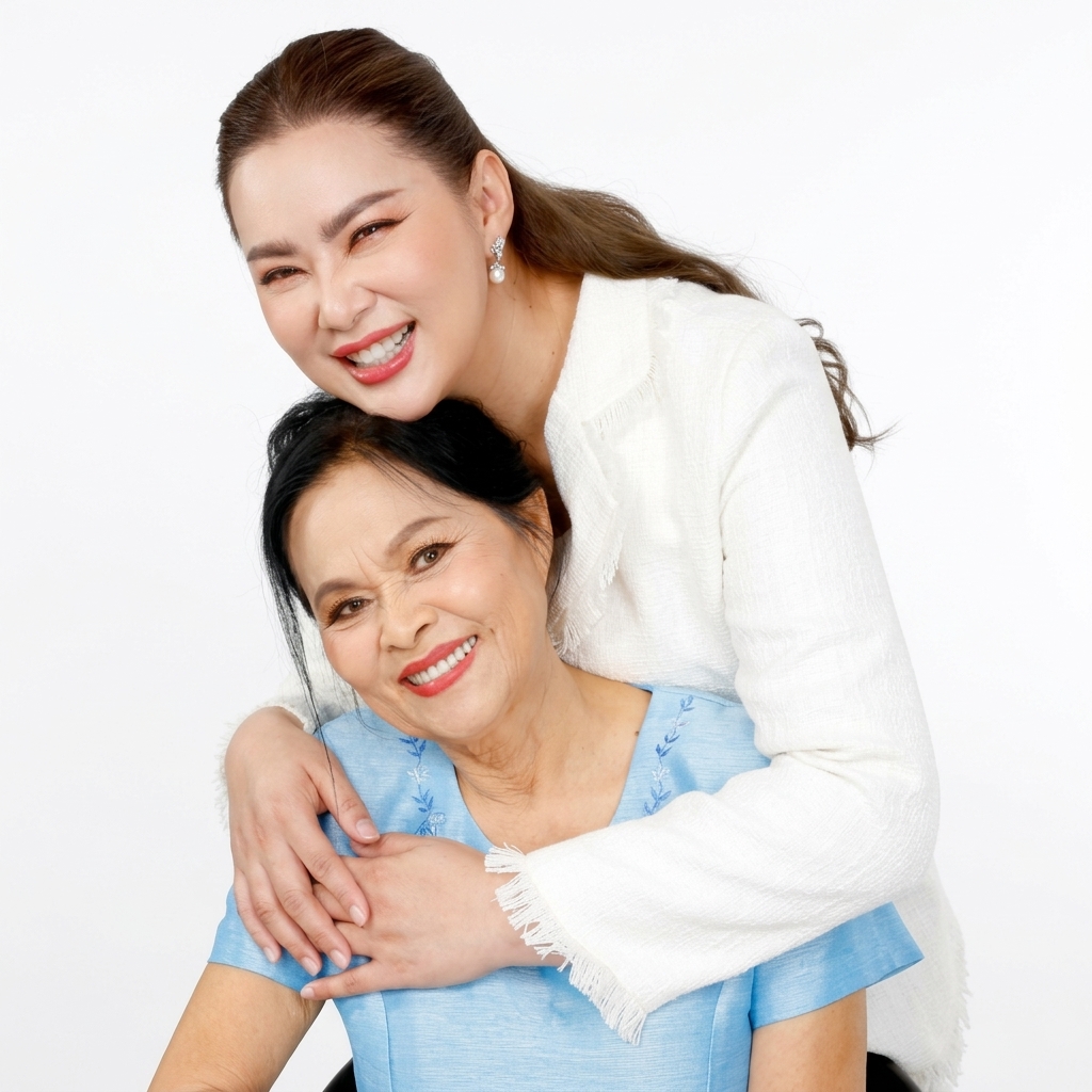 คุณบุ๋ม ปนัดดา วงศ์ผู้ดี และคุณแม่